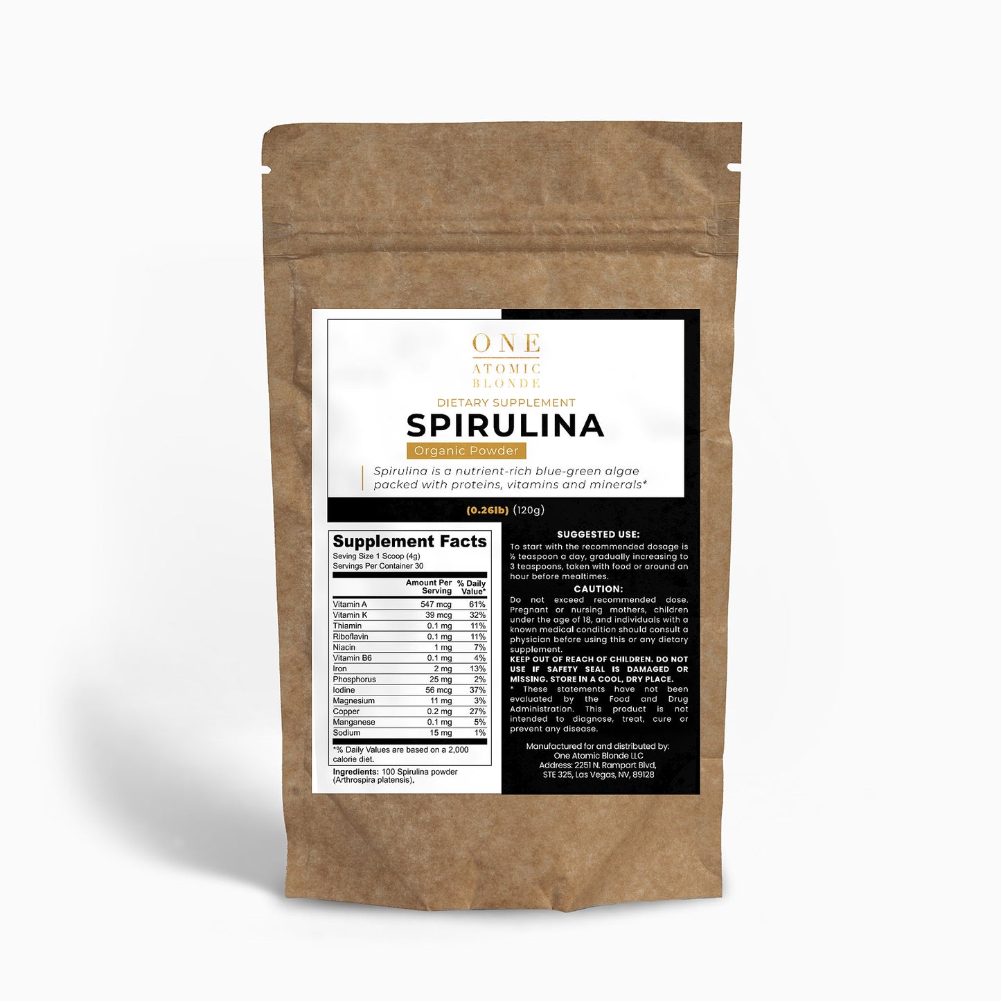 Atomic Spirulina Powder